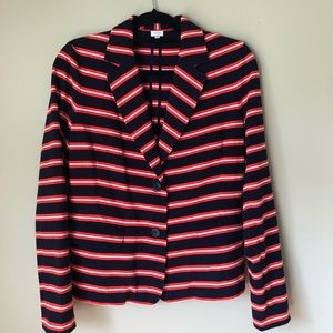 J.Crew Navy Orange Blazer Jacket